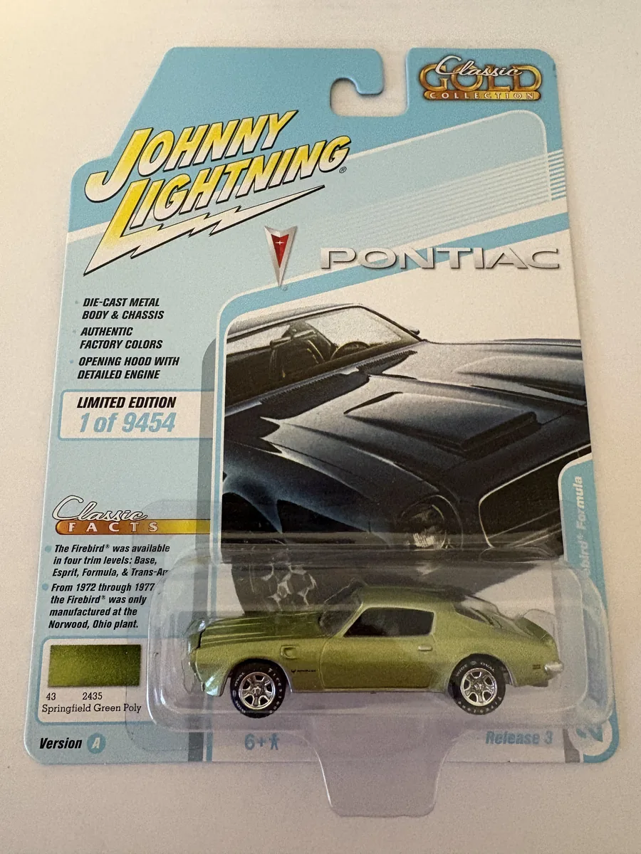 Gold Classic - 1972 Pontiac Firebird Formula, Green