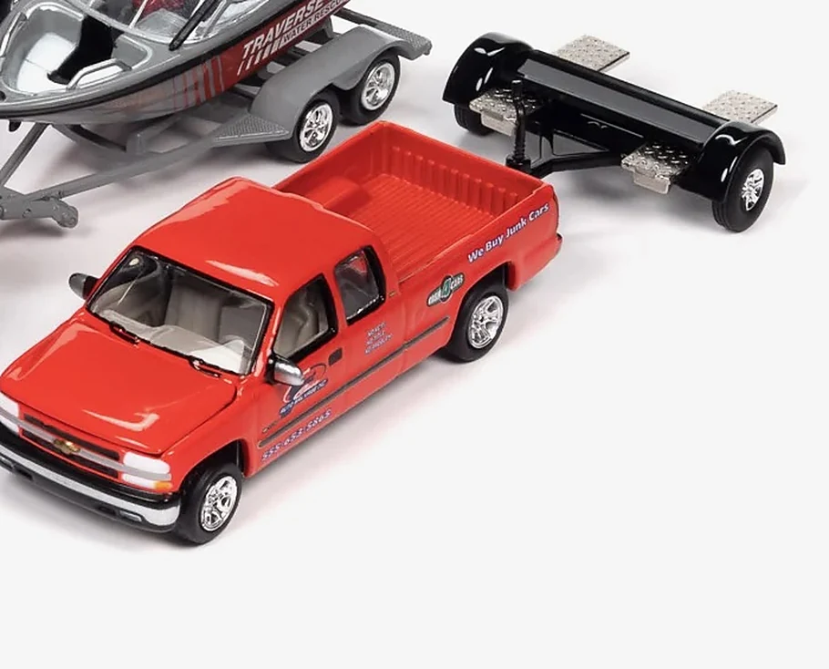 2002 Chevy Silverado with Dolly