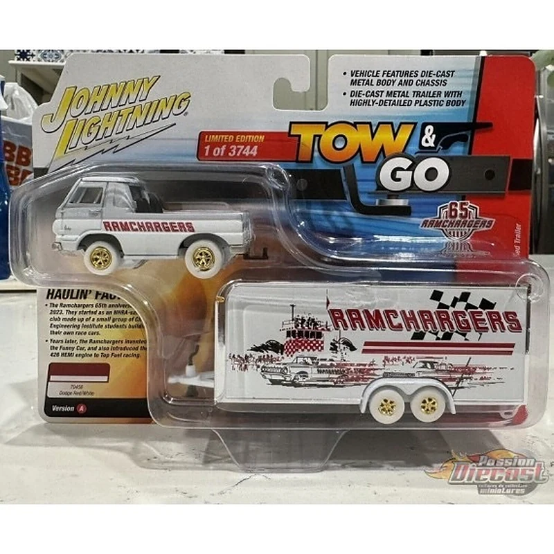 1965 Dodge A-100 Pickup with Enclosed Trailer: Ramchargers - Chase Vehicle